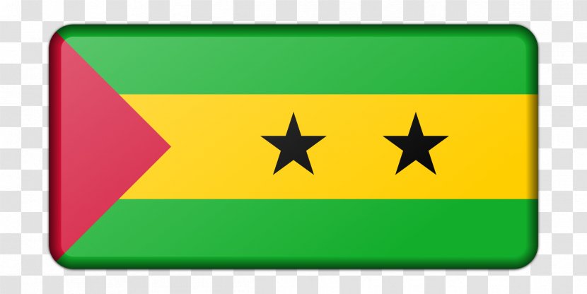 Flag Of São Tomé And Príncipe Island Vector Graphics Image - Yellow - Sao Transparent PNG