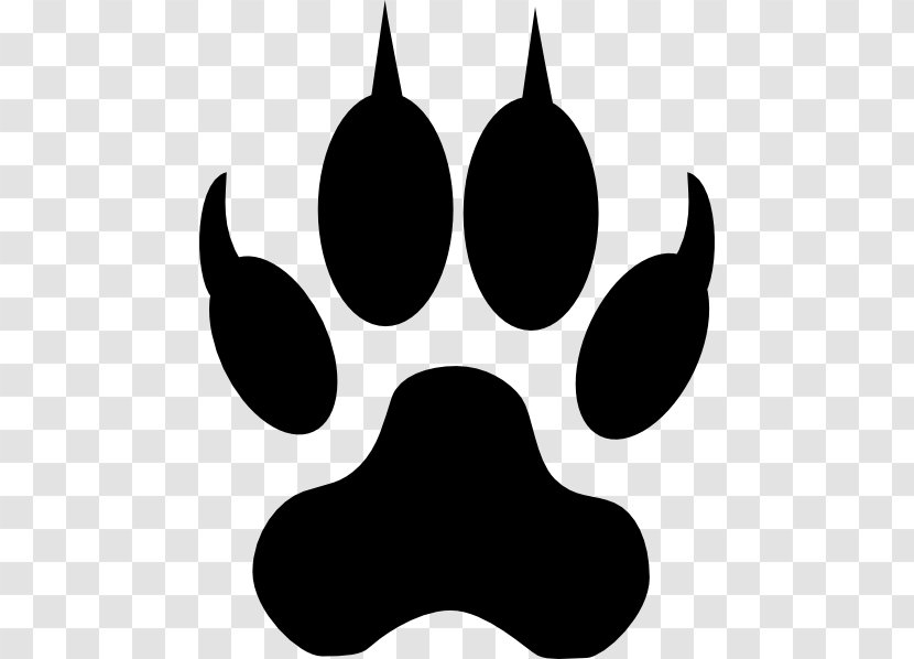 Dog Panthera Paw Clip Art - Silhouette - Cat Drawing Transparent PNG