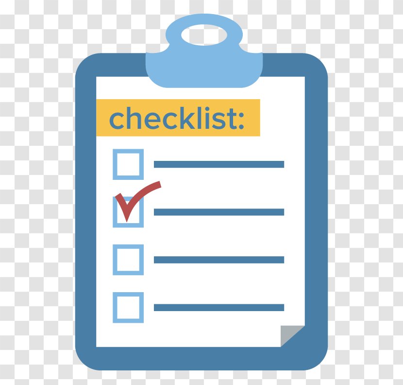 Usability Testing Web - Industrial Design - Checklist Transparent PNG