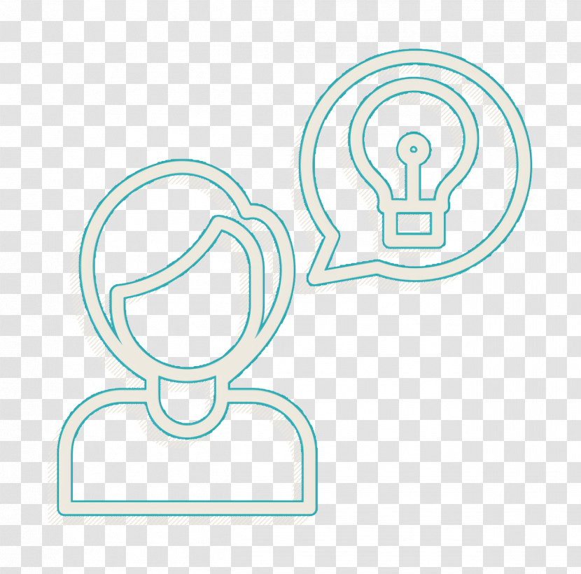 Creative Icon Idea Icon Brain Icon Transparent PNG
