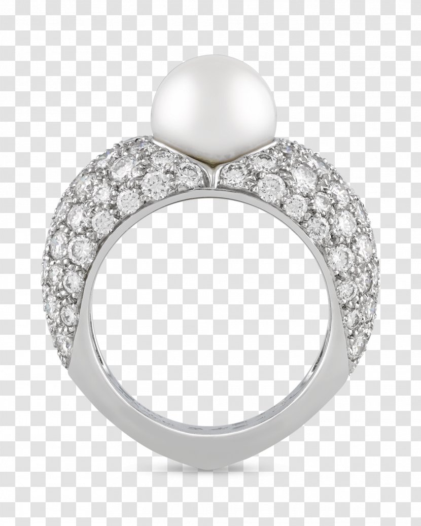 Earring Pearl Wedding Ring Gemstone - Rings - Diamond Transparent PNG