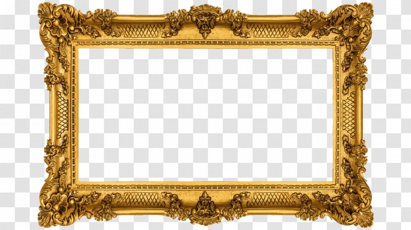 Picture Frames Gold Royalty-free - Art Transparent PNG