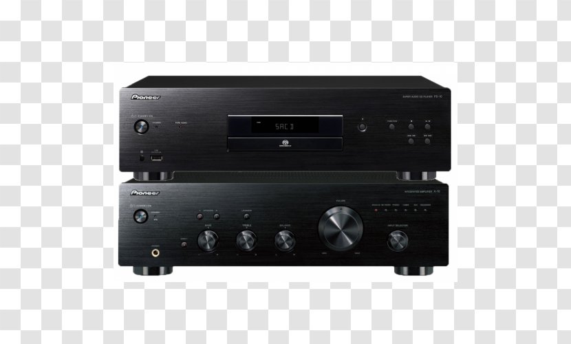 Audio Power Amplifier Pioneer A-10 A-30-S Stereo-Vollverstärker Silber Hardware/Electronic Corporation Stereophonic Sound - Receiver - Grabo Media Transparent PNG