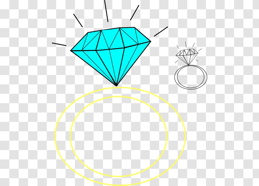 Engagement Ring Blue Diamond Clip Art - Stockxchng - Cartoon Transparent PNG