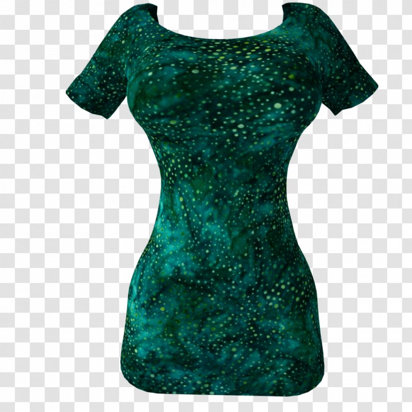Textile T-shirt Texture Mapping Clothing Dress - Turquoise - Spotlight Lens Flare Transparent PNG