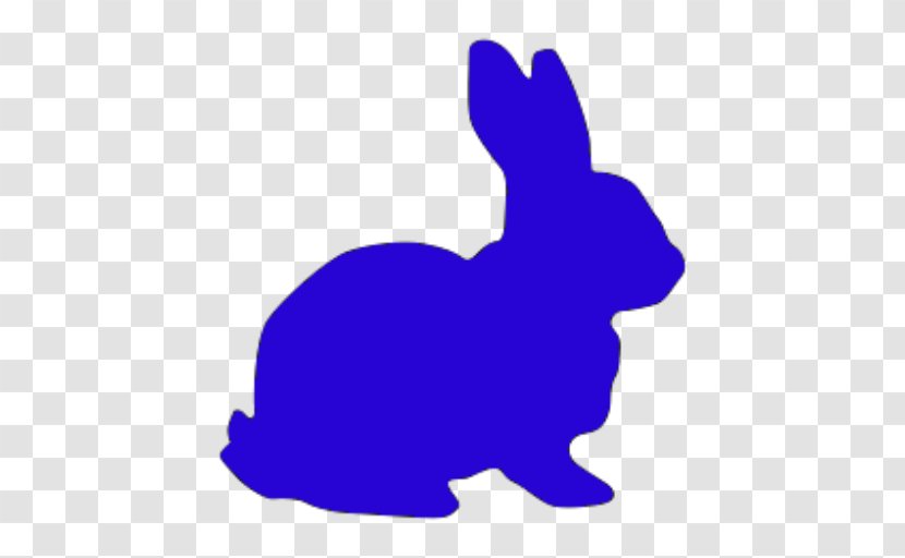 Hare Easter Bunny Clip Art Rabbit Silhouette - Purple Transparent PNG