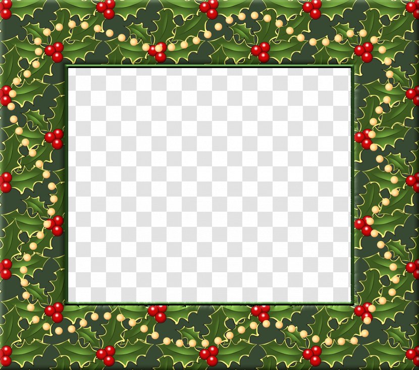 Christmas Tree Picture Frame Clip Art - Holiday - Image Transparent PNG
