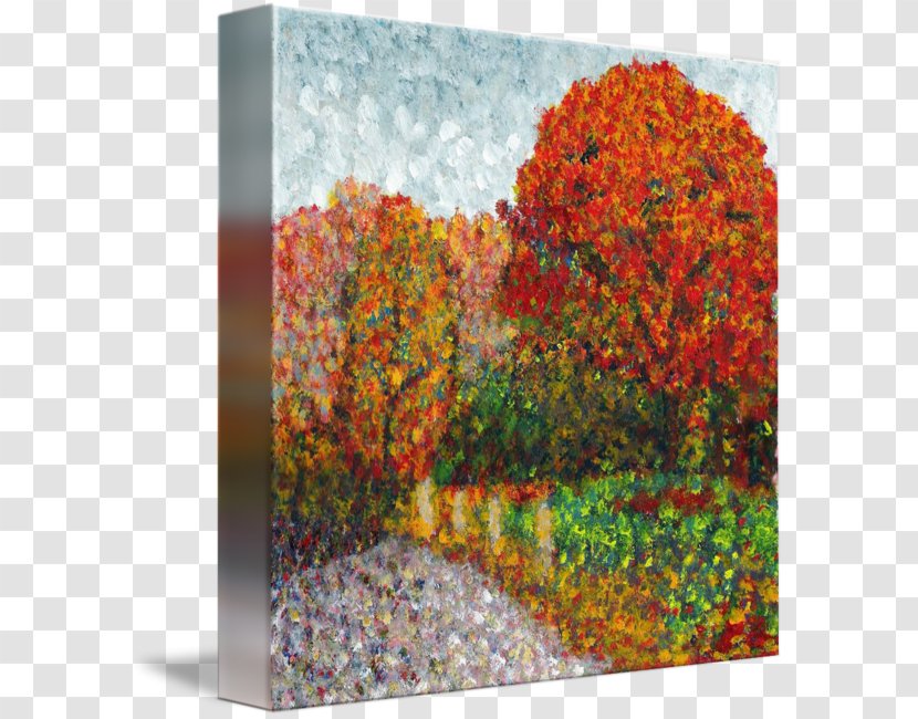 Painting Impressionist Seasons Impressionism Art Autumn - Imagekind - Wreath Watercolor Transparent PNG