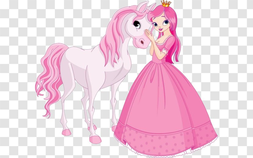 Fairy Tale Poster Printmaking Illustration - Heart - Princess And Horse Transparent PNG