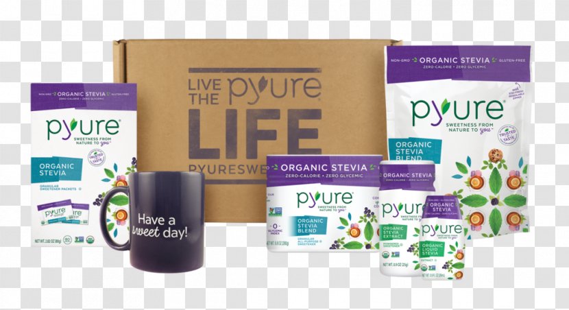 Sugar Substitute Stevia Pyure Brands Ounce - One Group - Sweet Box Transparent PNG