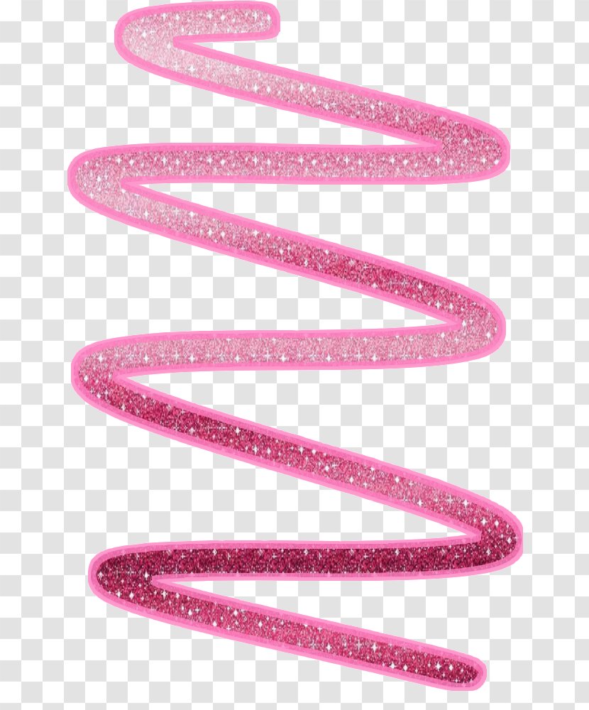 Pink M Glitter Transparent PNG
