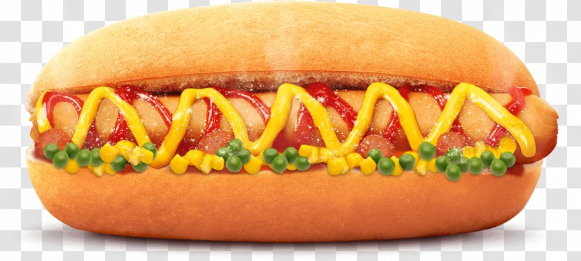 Hot Dog Bun Hamburger Sandwich French Fries - Chicken - Lanche Transparent PNG