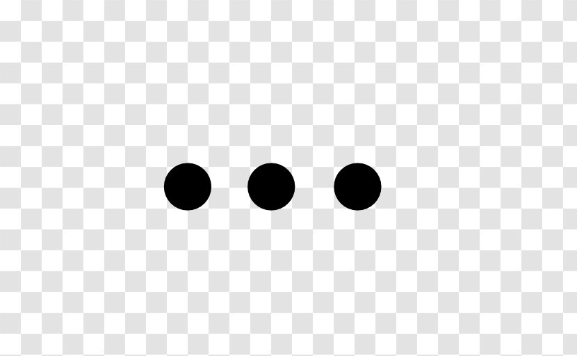 Dots Ellipsis Symbol - Point Line Transparent PNG