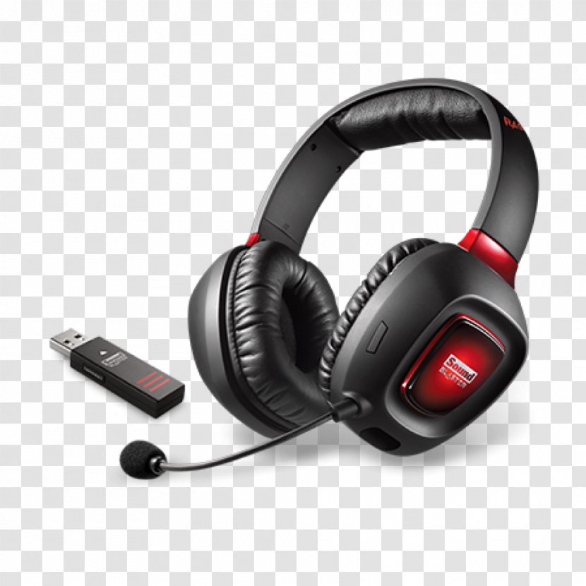 Microphone Sound Blaster Headphones Creative Technology Cards & Audio Adapters - Headset Transparent PNG