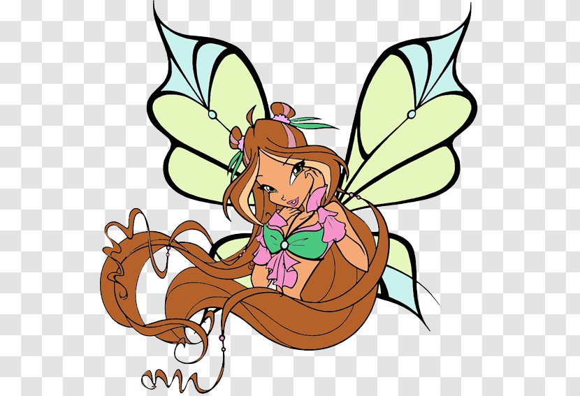 Clip Art Tecna Brush-footed Butterflies Illustration Fairy - Flower - Cabaret Transparent PNG