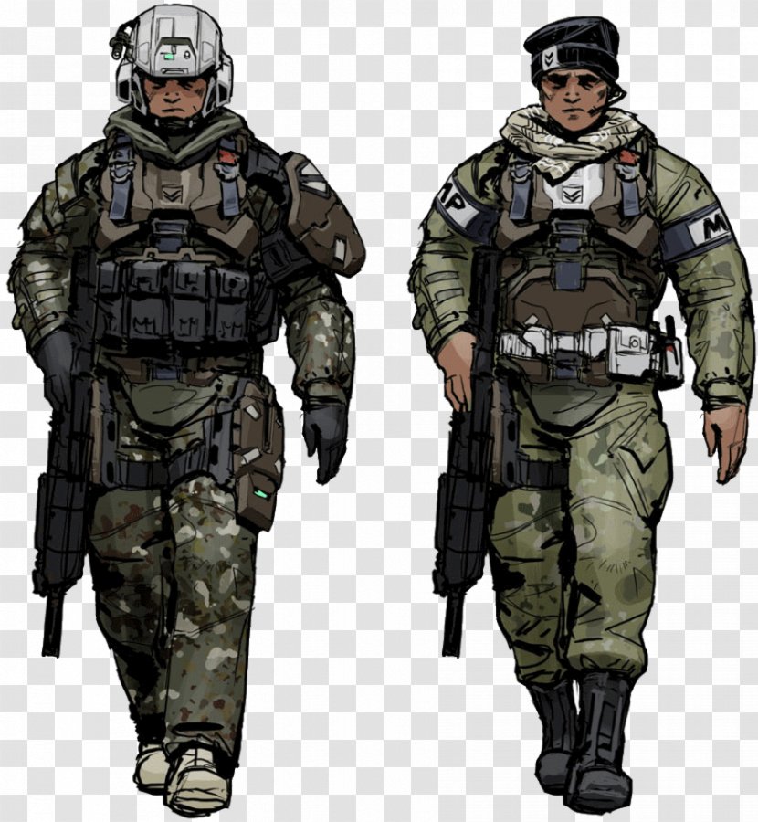 Halo: Reach Halo 3: ODST 4 Combat Evolved - Outerwear - Soldiers Transparent PNG