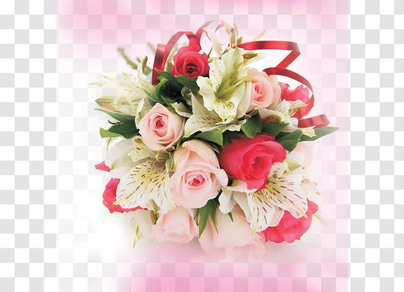 Flower Bouquet Rose Floristry Pink Flowers - Tulip - Beautiful Transparent PNG
