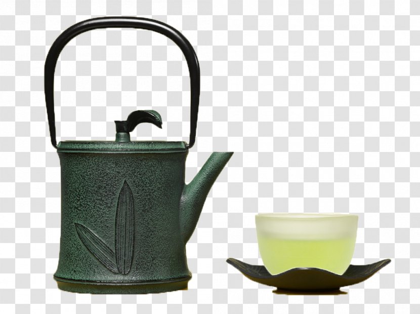 Green Tea Oolong Huangshan Maofeng Teapot - Food - Set Transparent PNG