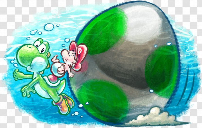 Super Mario World 2: Yoshi's Island New & Yoshi Story DS - Green Transparent PNG