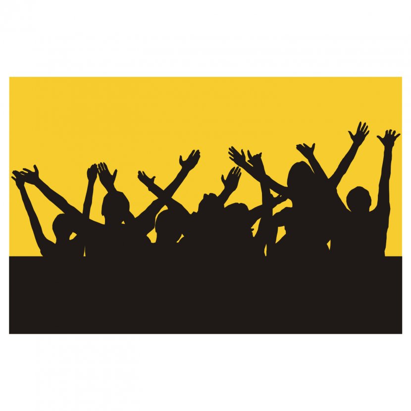 Silhouette Hand - Cartoon - Party People Transparent PNG