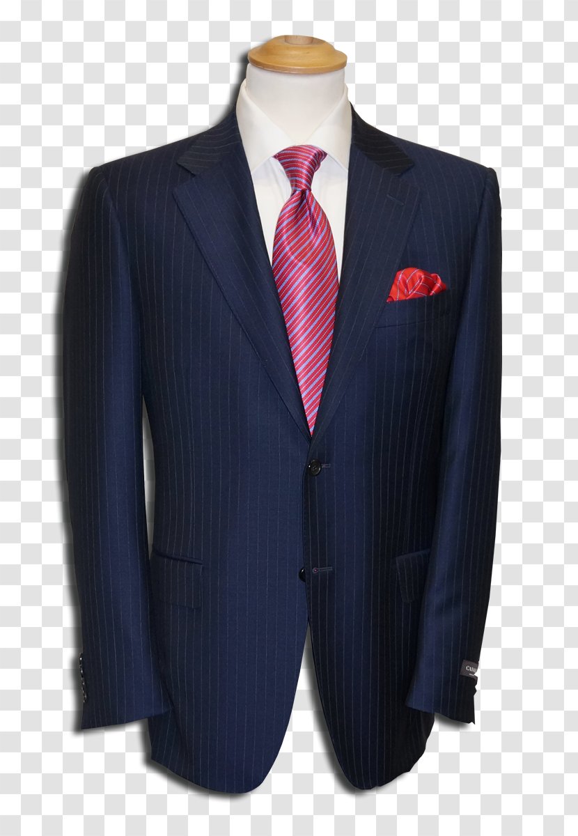 Suit Canali Navy Blue Clothing Wool - Pants - Tie Transparent PNG