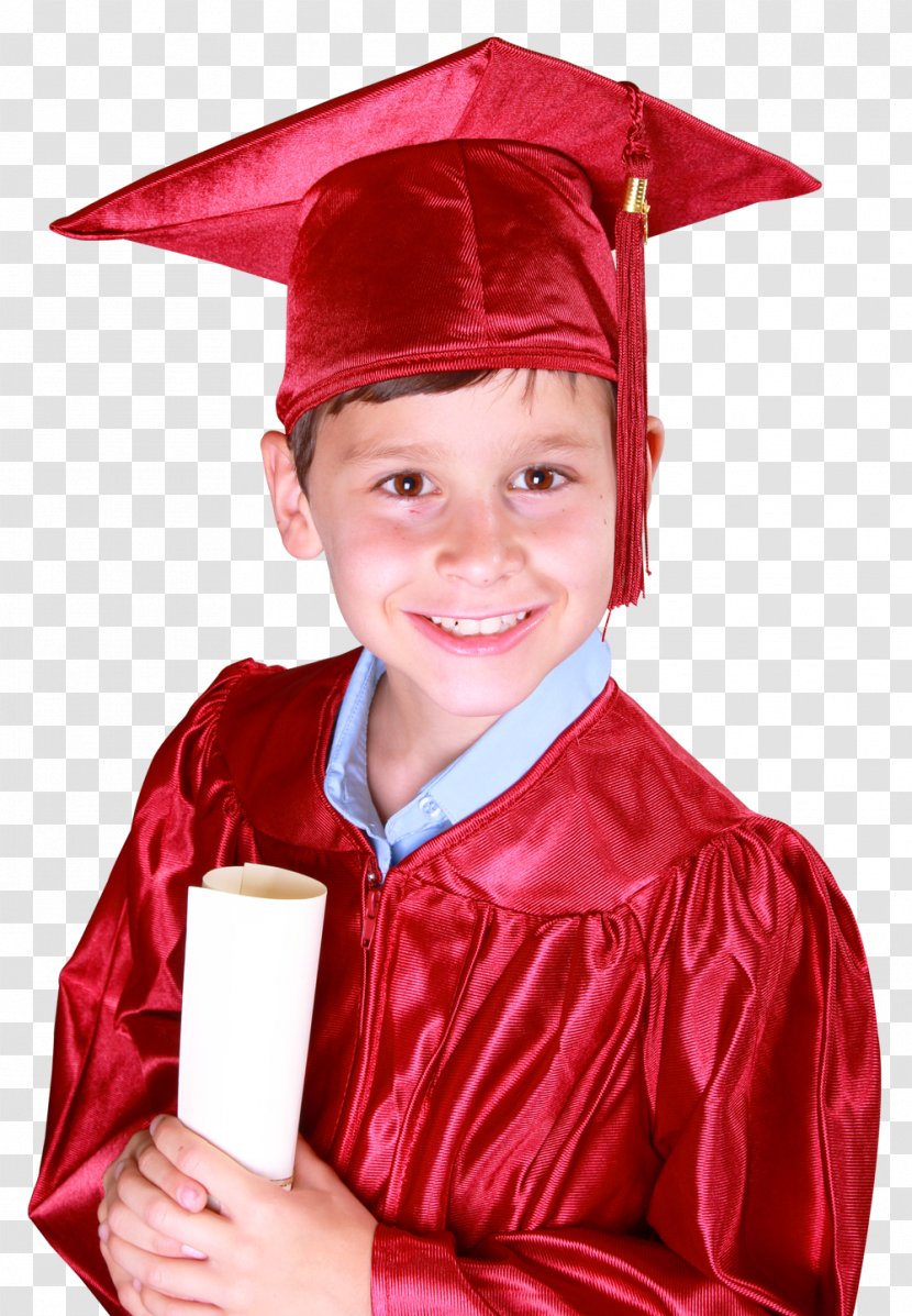 Graduation Ceremony Academic Dress Square Cap Bachelors Degree - Doctorate - Little Boy In Gown And Mortarboard Transparent PNG