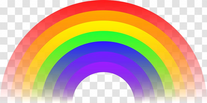 Rainbow Free Content Clip Art - Animation - Big Gradient Transparent PNG