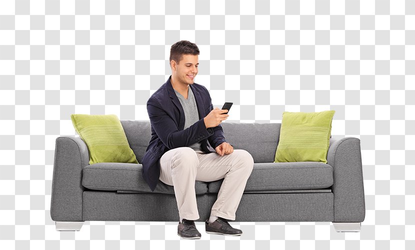 Sofa Bed Couch Sitting Stock Photography - Bench - On Transparent PNG