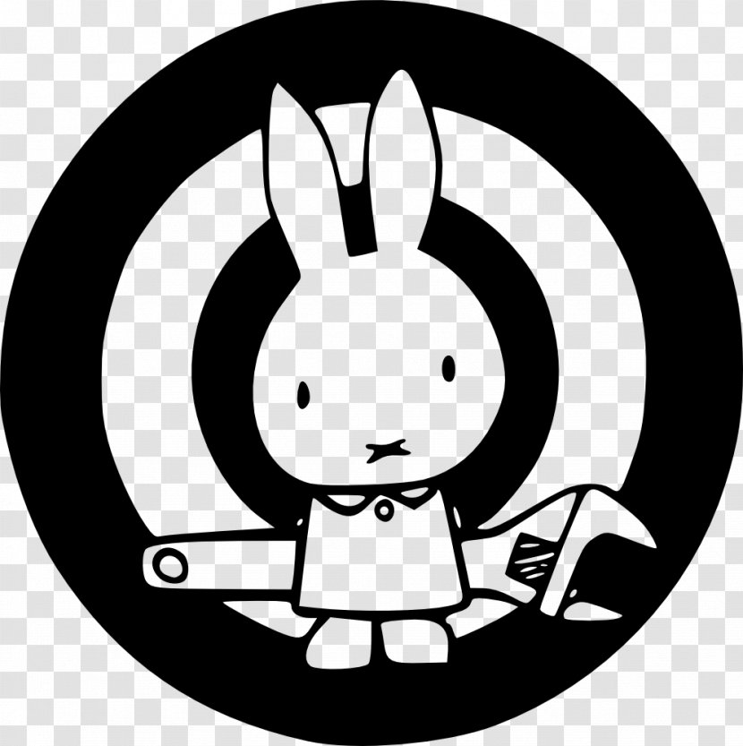 Direct Action Rabbit Clip Art - Public Domain - Anonymous Transparent PNG