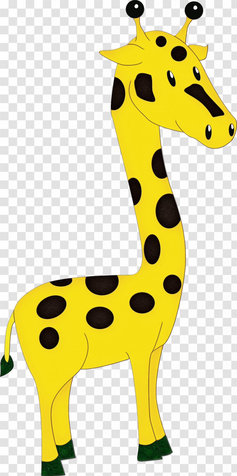 Giraffe Cartoon - Giraffidae - Toy Wildlife Transparent PNG