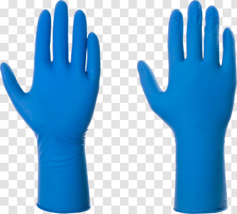 Medical Glove Blue Clothing - Leather - Gloves Image Transparent PNG
