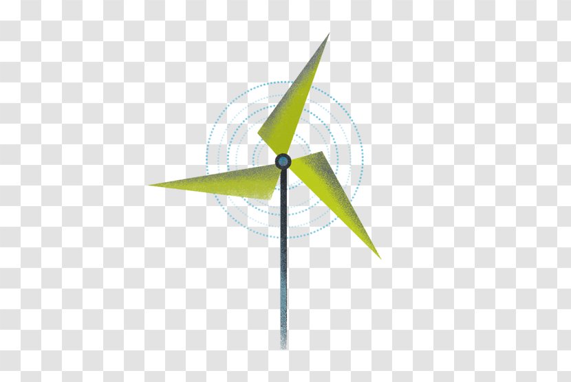 Energy Wind Turbine Product Design Graphics - Plant Stem Transparent PNG