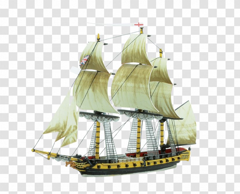 Sailing Ship Vehicle Tall Boat - Fullrigged - Clipper Sloopofwar Transparent PNG