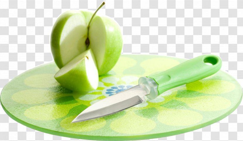Knife Apple Auglis Bohle - Apples - The Fruit And On Plate Transparent PNG