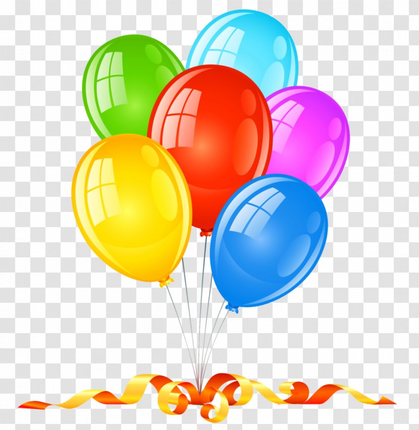 Party Birthday Clip Art - Supply - Dancing Balloons Transparent PNG