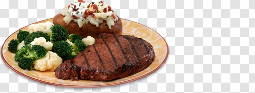 Meat Chophouse Restaurant Steak Baked Potato Dish - Platter - House Transparent PNG