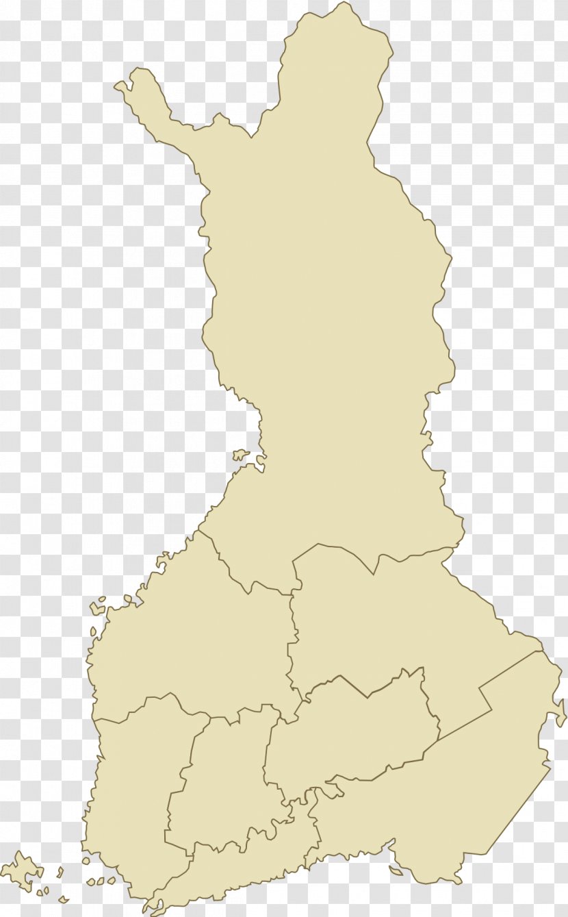 Grand Duchy Of Finland Governorate Finnish Map - Administrative Division Transparent PNG