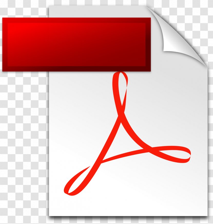 Symbol Red Document - Adobe Systems Transparent PNG