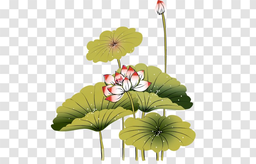 Ink Wash Painting Desktop Wallpaper Image Shan Shui - Beautiful Summer Painted Lotus Transparent PNG