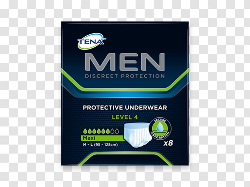 TENA Incontinence Underwear Pad Urinary Depend - Cartoon - Bladder Shield Transparent PNG