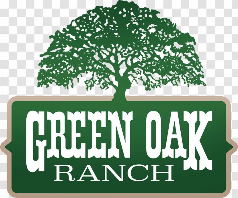 Green Oak Ranch Road Logo Tree Valley Center - Text - Old Conference Transparent PNG