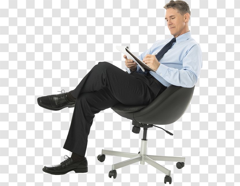 Sitting Desk - Sitstand - Men Business Transparent PNG