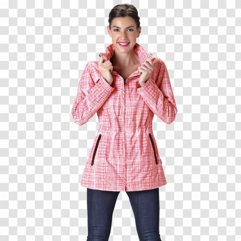 Hoodie Jacket Raincoat Regenbekleidung - Plaid Transparent PNG