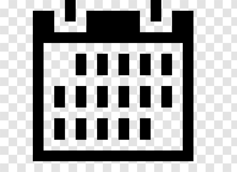 Calendar Computer Software - Date - Monochrome Transparent PNG