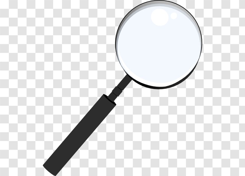Material Black And White - Glass - Magnifier Cliparts Transparent PNG