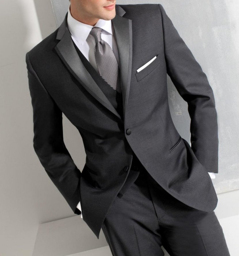 Suit Tuxedo Bridegroom Groomsman Wedding - Formal Wear Transparent PNG