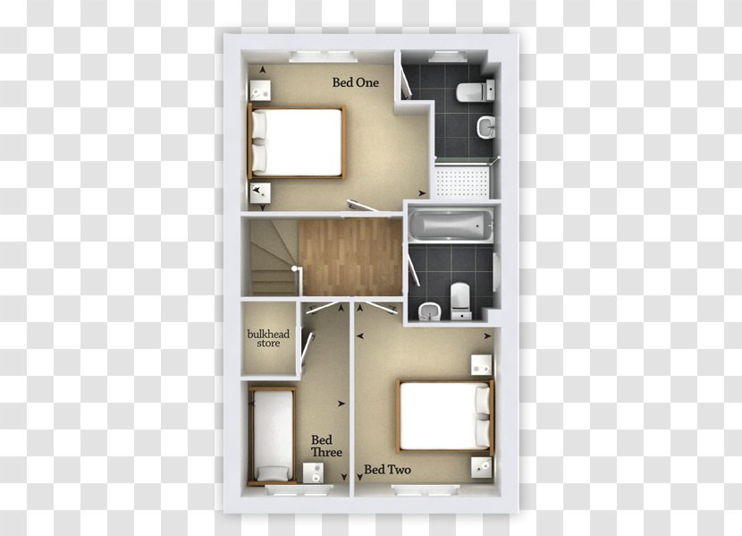 House Open Plan Dining Room Bedroom Floor Transparent PNG