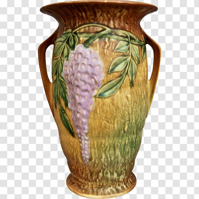 Roseville Pottery Rookwood Company Ceramic - American Art - Wisteria Transparent PNG