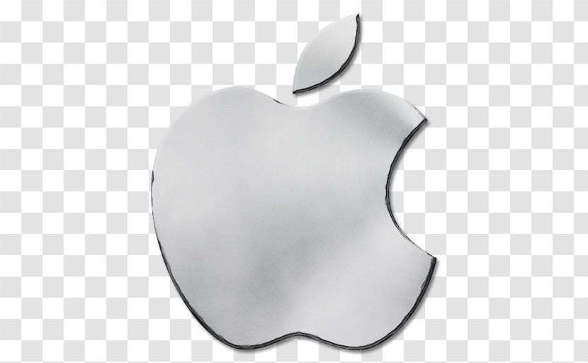 Silver Apple Logo - Watercolor - Metal Rose Family Transparent PNG