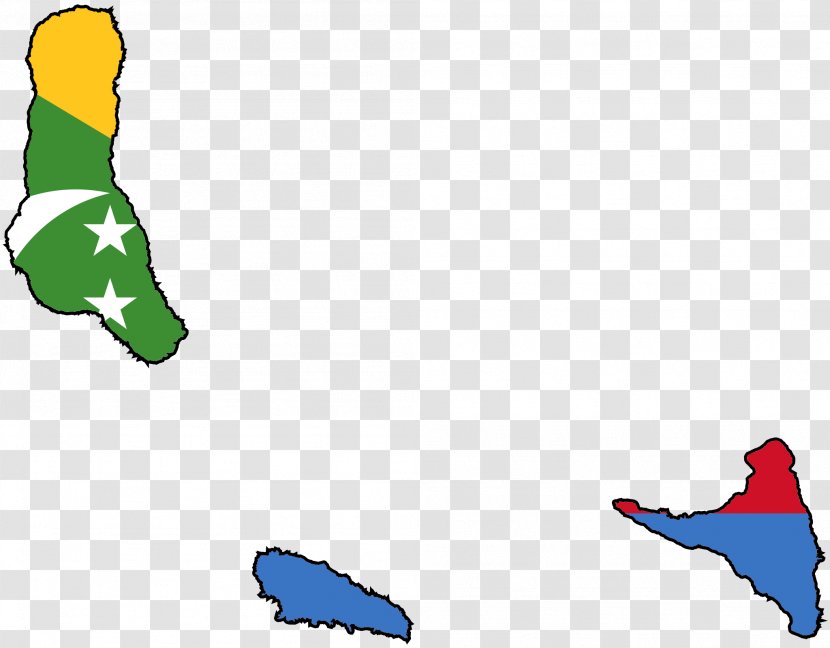 Flag Of The Comoros Comoro Islands Map - Hand - Road Transparent PNG